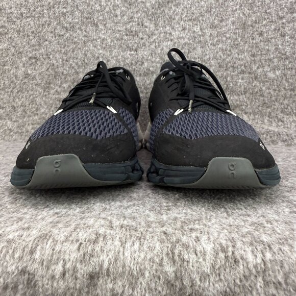 ✅On Cloudflyer Mens 11.5M Athletic Running Sneakers Black/Blue/Gray✅ No Insoles - Picture 3 of 12
